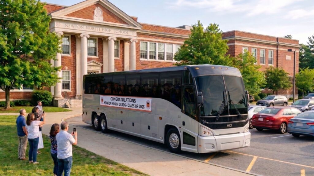 Graduation Charter Bus Service on the North Shore of Massachusetts